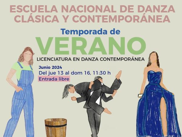 Temporada De Verano Licenciatura En Danza Contempor Nea Inba