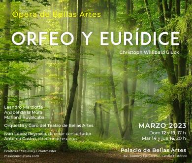 Pera De Bellas Artes Presenta Orfeo Y Eur Dice De Christoph Willibald