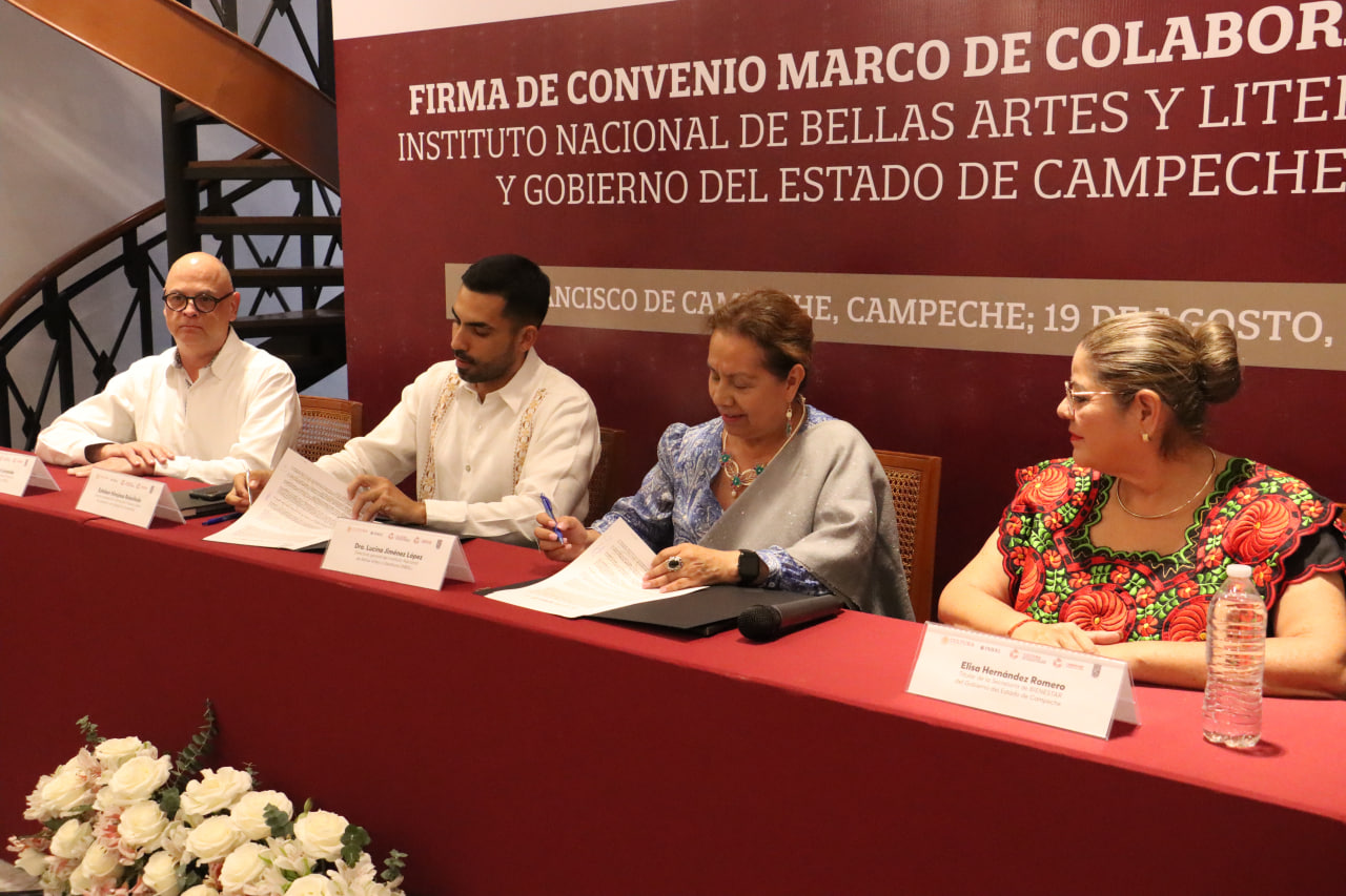 El Inbal y el gobierno de Campeche impulsarán la creación y la