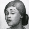 Diego Rivera Retrato de Tina Modotti, 1926  Lápiz sobre papel  Col. Philadelphia Museum of Art