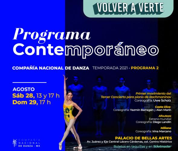 Programa Contemporáneo / Compañía Nacional De Danza - Temporada 2021 ...