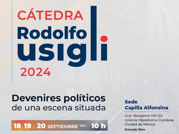  Cátedra Rodolfo Usigli 2024- Devenires políticos de una escena situada
