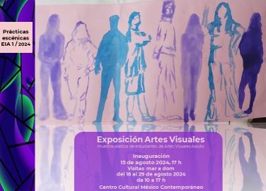 Exposición de Artes Visuales de la EIA 1- Muestra plástica de estudiantes de Artes Visuales Adulto