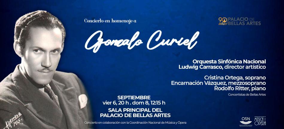 Concierto homenaje a Gonzalo Curiel | INBA - Instituto Nacional de ...