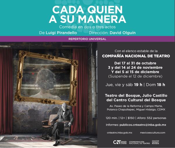 Cada quien a su manera- Comedia en dos o tres actos