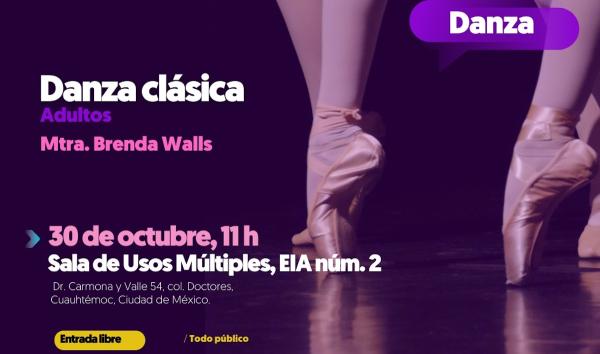 Danza clásica- Mtra. Brenda Walls