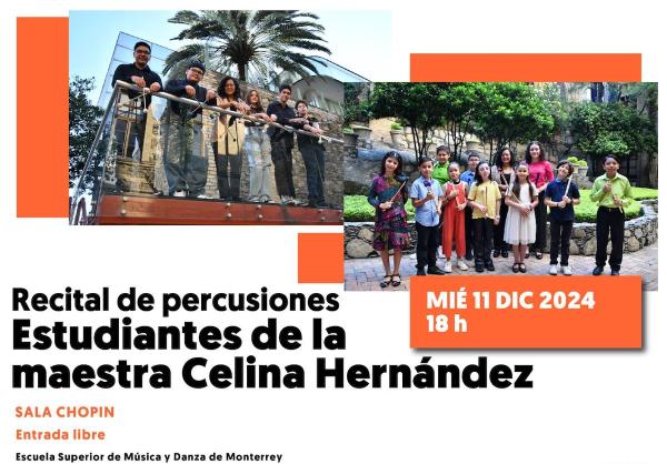 Recital de percusiones- Estudiantes de la maestra Celina Hernández