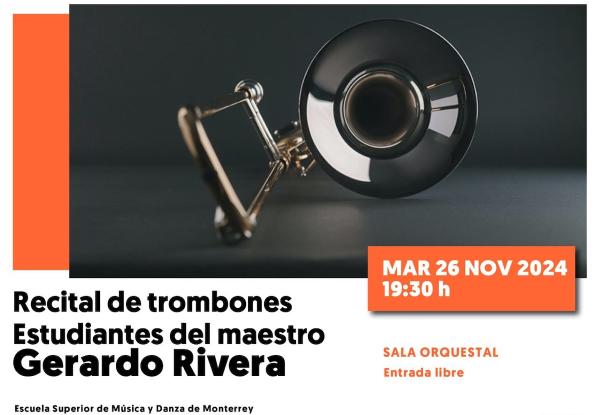 Recital de trombones- Estudiantes del maestro Gerardo Rivera