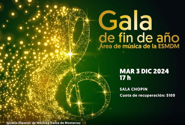 Gala de fin de año- Área de música de la ESMDM