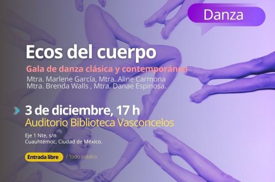 Ecos del cuerrpo- Gala de danza clásica y contemporánea