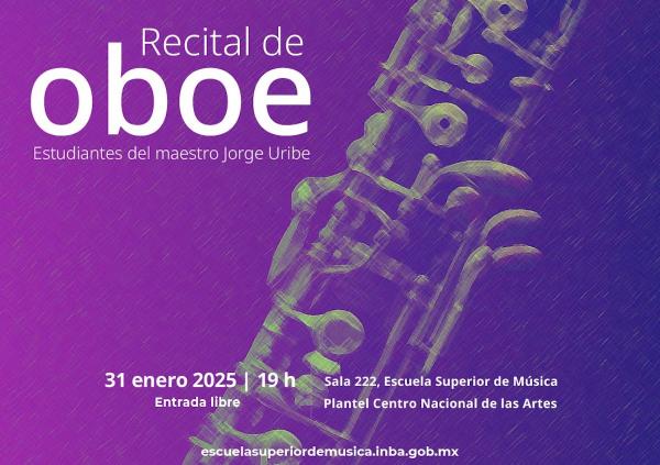 Recital de oboe- Estudiantes del maestro Jorge Uribe