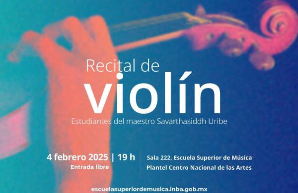 Recital de violín- Estudiantes del maestro Savarthasiddh Uribe