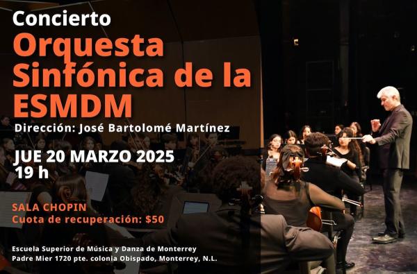 Concierto de a Orquesta Sinfónica de la ESMDM- Dirección: José Bartolomé Martínez