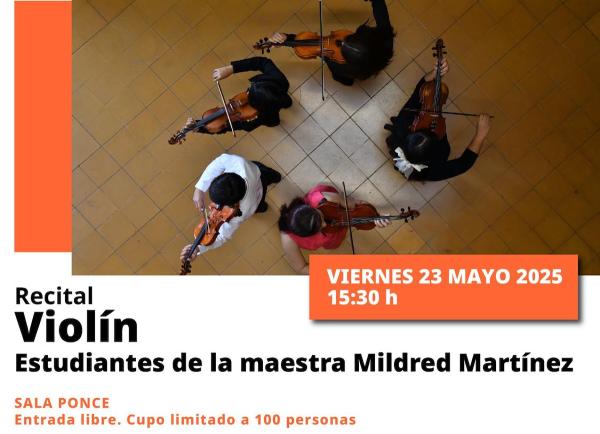Recital de violín- Estudiantes de la maestra Mildred Martínez