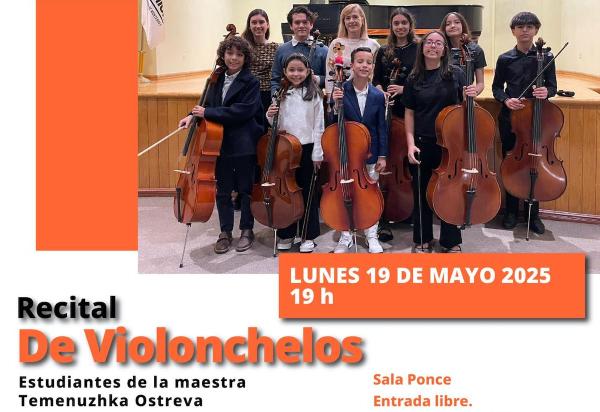 Recital de Violonchelos- Estudiantes de la maestra Temenuzhka Ostreva