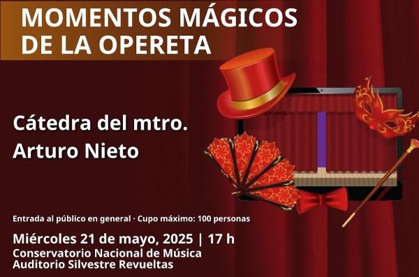 Momentos mágicos de la opereta- Cátedra del maestro Arturo Nieto