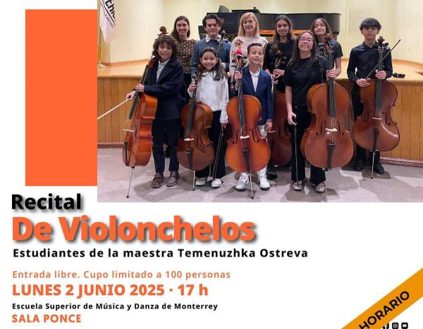 Recital de Violonchelos- Estudiantes de la maestra Temenuzhka Ostreva