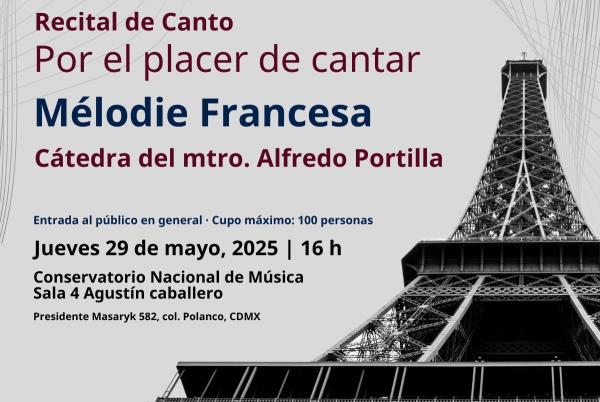 Por el placer de cantar- Mélodie Francesa