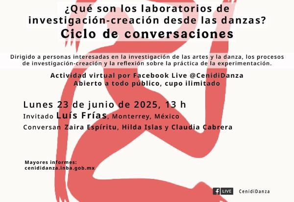 ¿Qué son los laboratorios de investigación-creación desde las danzas?- Luis Frías, Monterrey, México