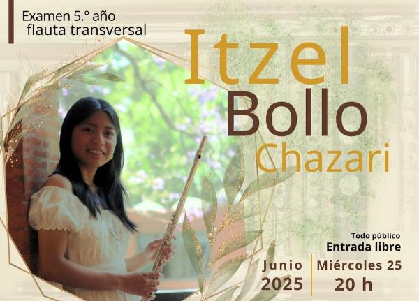 Itzel Bollo Chazari- Examen de quinto año en flauta transversal