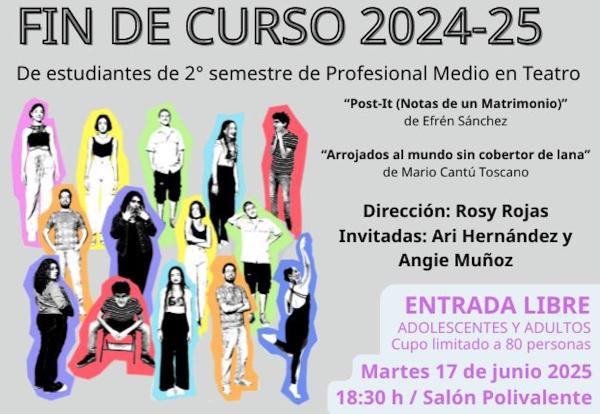 Fin de curso 2024-2025- Presentación de estudiantes del Cedart Alfonso Reyes