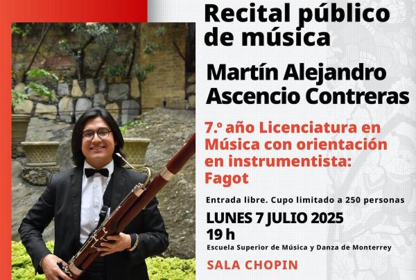 Martín Alejandro Ascencio Contreras- Recital público de música. Fagot