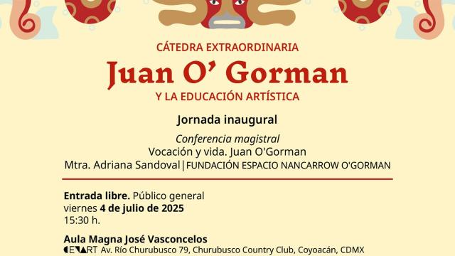 Vocación y vida. Juan O'Gorman- Conferencia magistral de la mtra. Adriana Sandoval