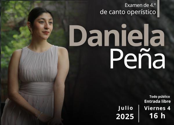Daniela Peña- Examen de cuarto en canto operístico