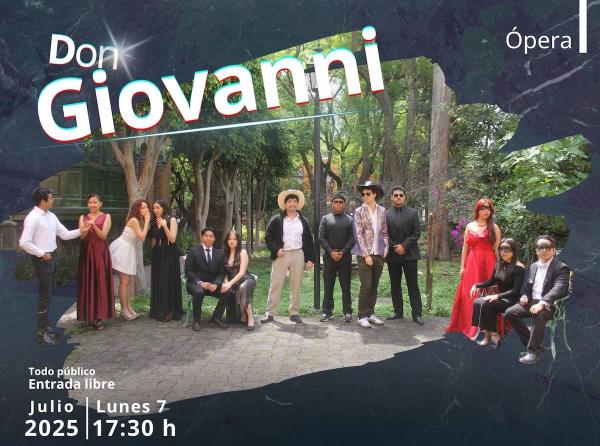 Ópera Don Giovanni- Estudiantes de la Escuela Superior de Música