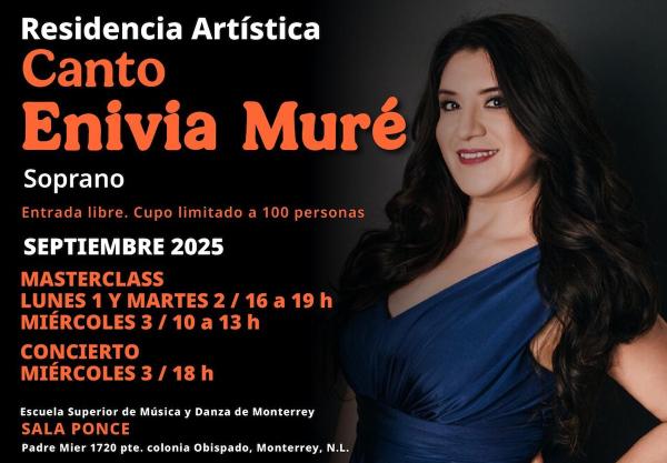 Residencia artística de Enivia Muré- Masterclass de Canto