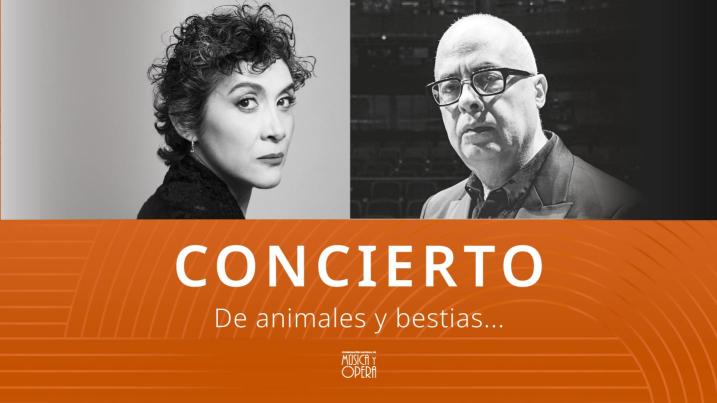 De animales y otras bestias…  A Erik Satie a 100 años de su fallecimiento y a Maurice Ravel a 150 años de su nacimiento - Gabriela Thierry, mezzosoprano  Alberto Cruzprieto, piano - Música INBAL 