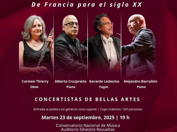 De Francia para el siglo XX- Concertistas de Bellas Artes