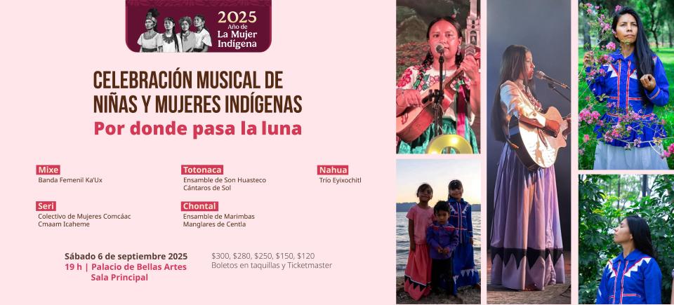 Por donde pasa la luna- Celebración musical de mujeres indígenas