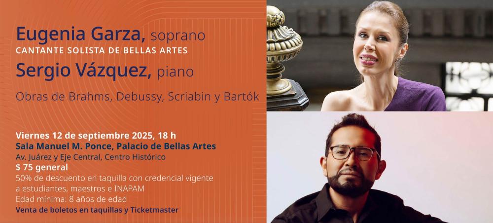 Eugenia Garza, soprano; Sergio Vázquez, piano - Eugenia Garza, soprano / Sergio Vázquez, piano