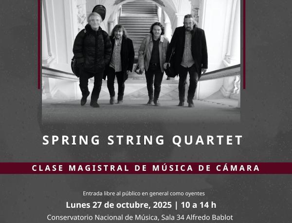 Spring String Quartet- Clase magistral de música de cámara