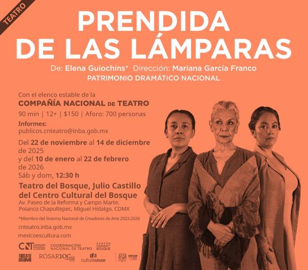 Prendida de las lámparas