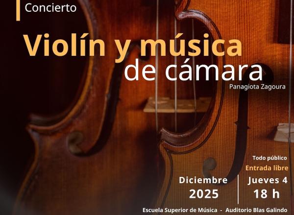 Concierto de violín y música de cámara- Panagiota Zagoura