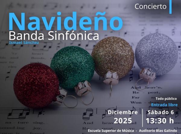 Concierto navideño de la Banda Sinfónico- Ismael Sánchez