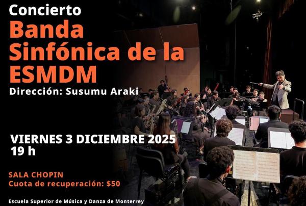 Concierto de la Banda Sinfónica de la ESMDM- Dirección: Susumo Araki