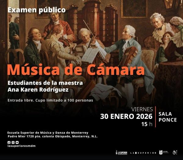 Examen público - Música de Cámara.- Estudiantes de la maestra Ana Karen Rodríguez