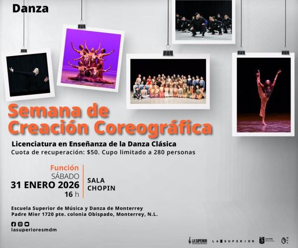 Semana de Creación Coreográfica- Licenciatura en Enseñanza de la Danza Clásica