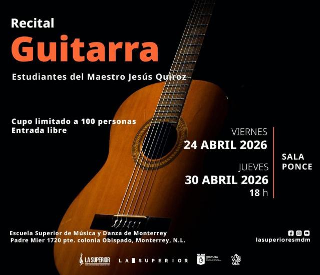 Recital de Guitarra- Estudiantes del Maestro Jesús Quiroz