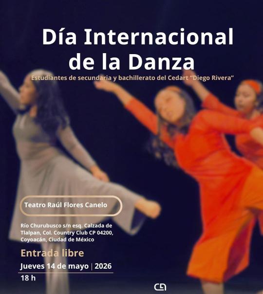 Día Internacional de la Danza- Estudiantes de secundaria y bachillerato del Cedart "Diego Rivera"