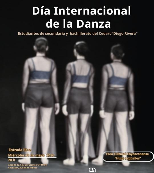 Día Internacional de la Danza- Estudiantes de secundaria y bachillerato del Cedart "Diego Rivera"