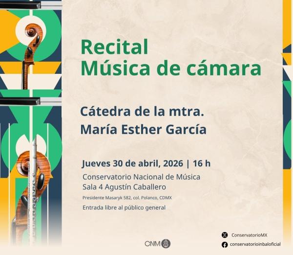 Recital Música de Cámara- Cátedra de la mtra. María Esther García