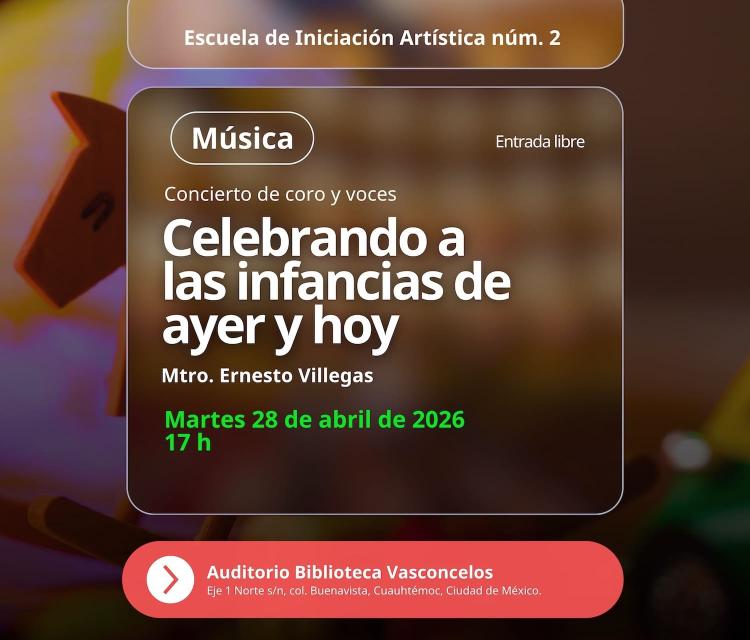Celebrando a las infancias de ayer y hoy- Concierto de coro y voces