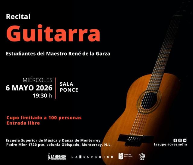 Recital de Guitarra- Estudiantes del Maestro René de la Garza