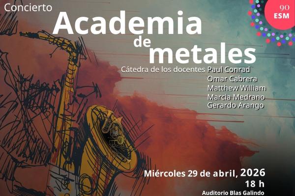 Concierto de la Academia de Metales- Escuela Superior de Música