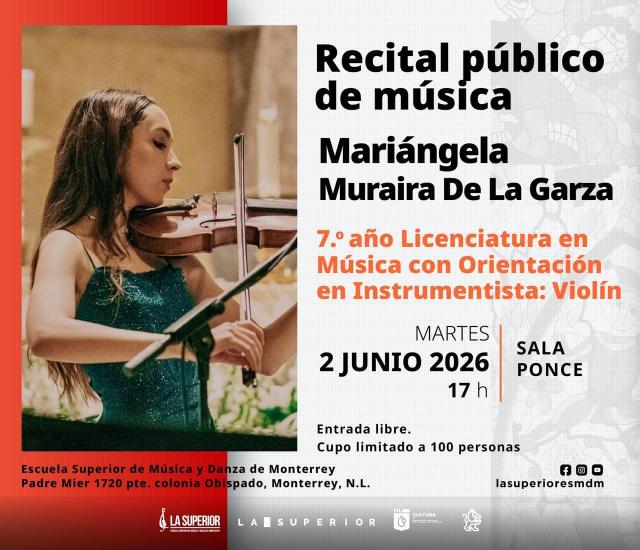 Mariángela Muraira De La Garza- Recital público de música 