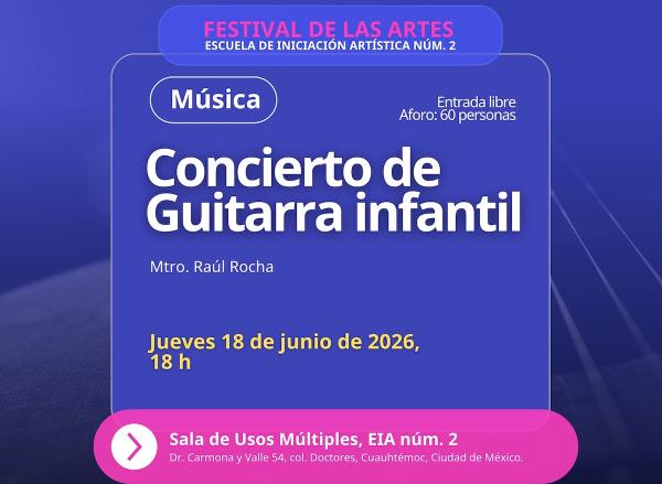 Concierto de guitarra infantil- Mtro. Raúl Rocha